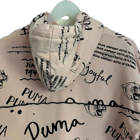 Puma Classics Logo Hoodie Size Small - Picture 9 of 11